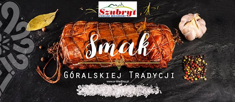 Szynka swojska tradycyjna PLASTRY 80 g  Szubryt  