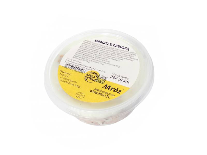 Smalec z cebulką 200g pudełko MRÓZ