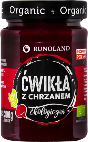 Ćwikła z chrzanem EKO 300 g Runoland