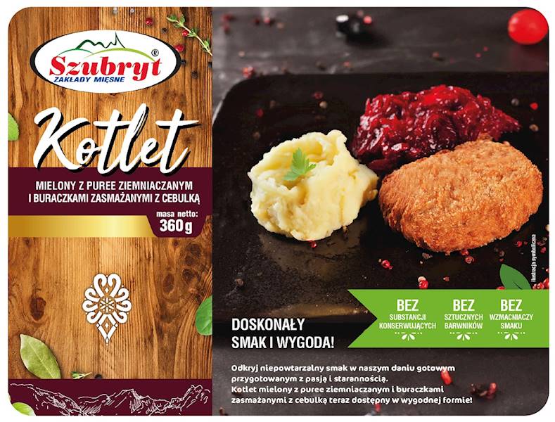 Kotlety z puree i BURACZKI TACKA