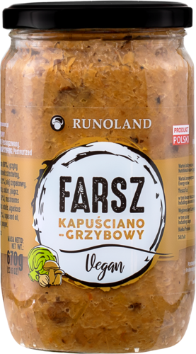 Farsz gotowy kapuściano-grzybowy 670 g Runoland