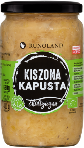 Kapusta kiszona EKO 680 g Runoland