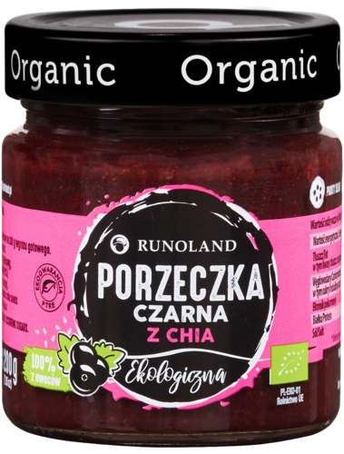 Porzeczka czarna z chia 200 g Runoland