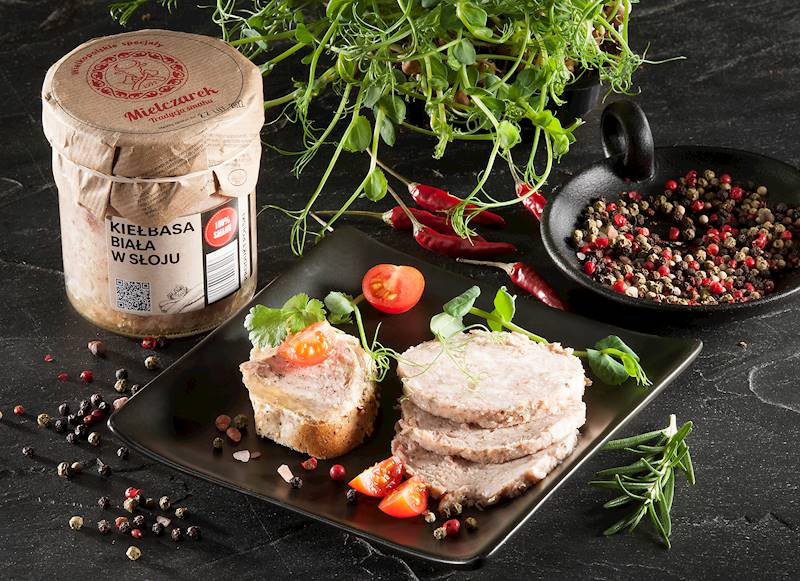 Kiełbasa biała w słoju 330 g Mielczarek