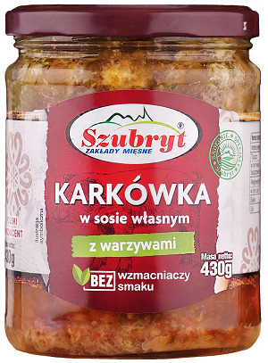 Karkówka w sosie własnym z WARZYWAMI 430g