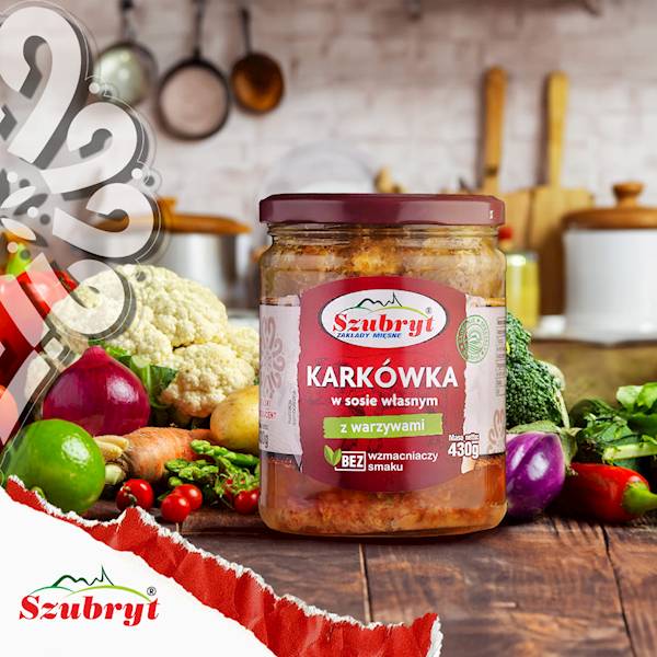 Karkówka w sosie własnym z WARZYWAMI 430g