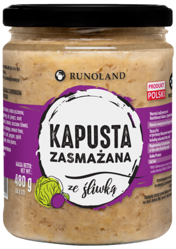 Kapusta zasmażana ze śliwką 480 g Runoland