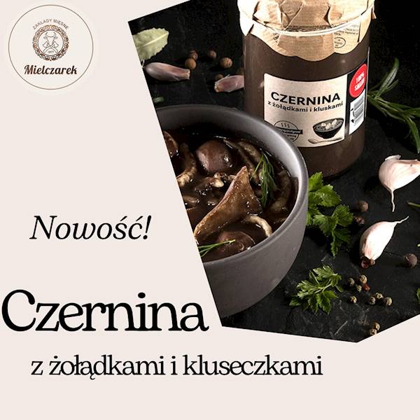 Czernina z żołądkami i kluskami słoik 490 g Mielczarek