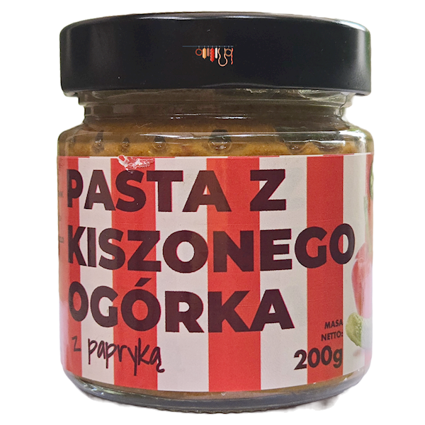 Pasta z kiszonego ogórka z papryką 200g