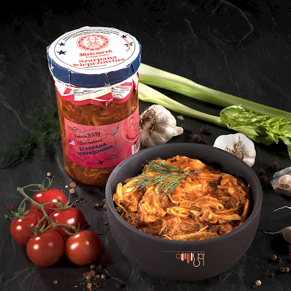 Szarpana wieprzowina 490g Mielczarek