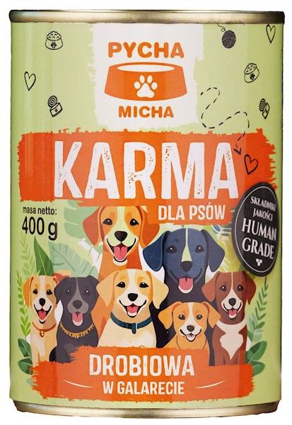 Karma dla psów DRÓB 400 g Szurbyt
