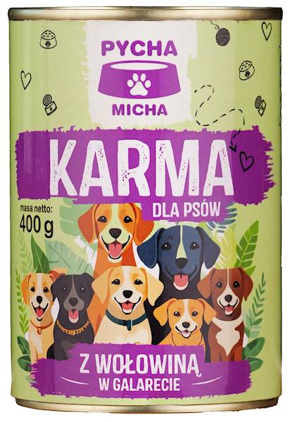 Karma dla psów WOŁOWINA 400 g Szurbyt
