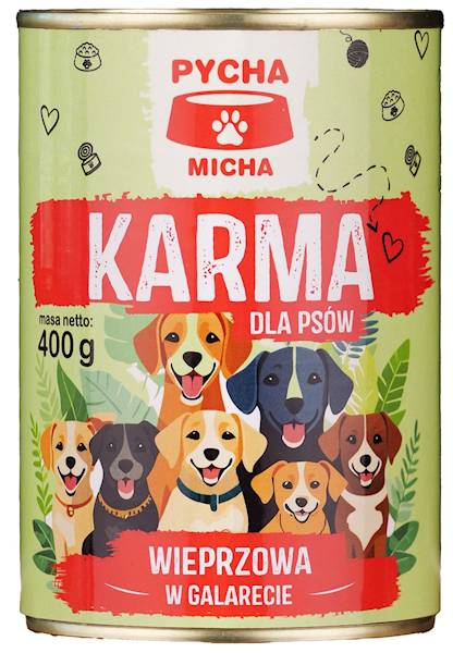 Karma dla psów WIEPRZOWINA 400 g Szurbyt