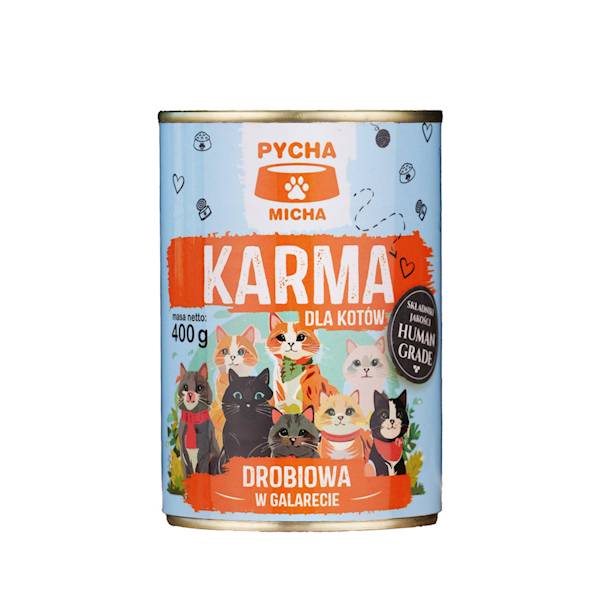 Karma dla kotów DRÓB 400 g Szurbyt