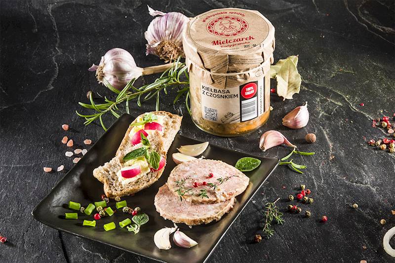 Kiełbasa z czosnkiem 330 g Mielczarek