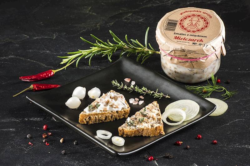 Smalec z mięsem 180 g Mielczarek