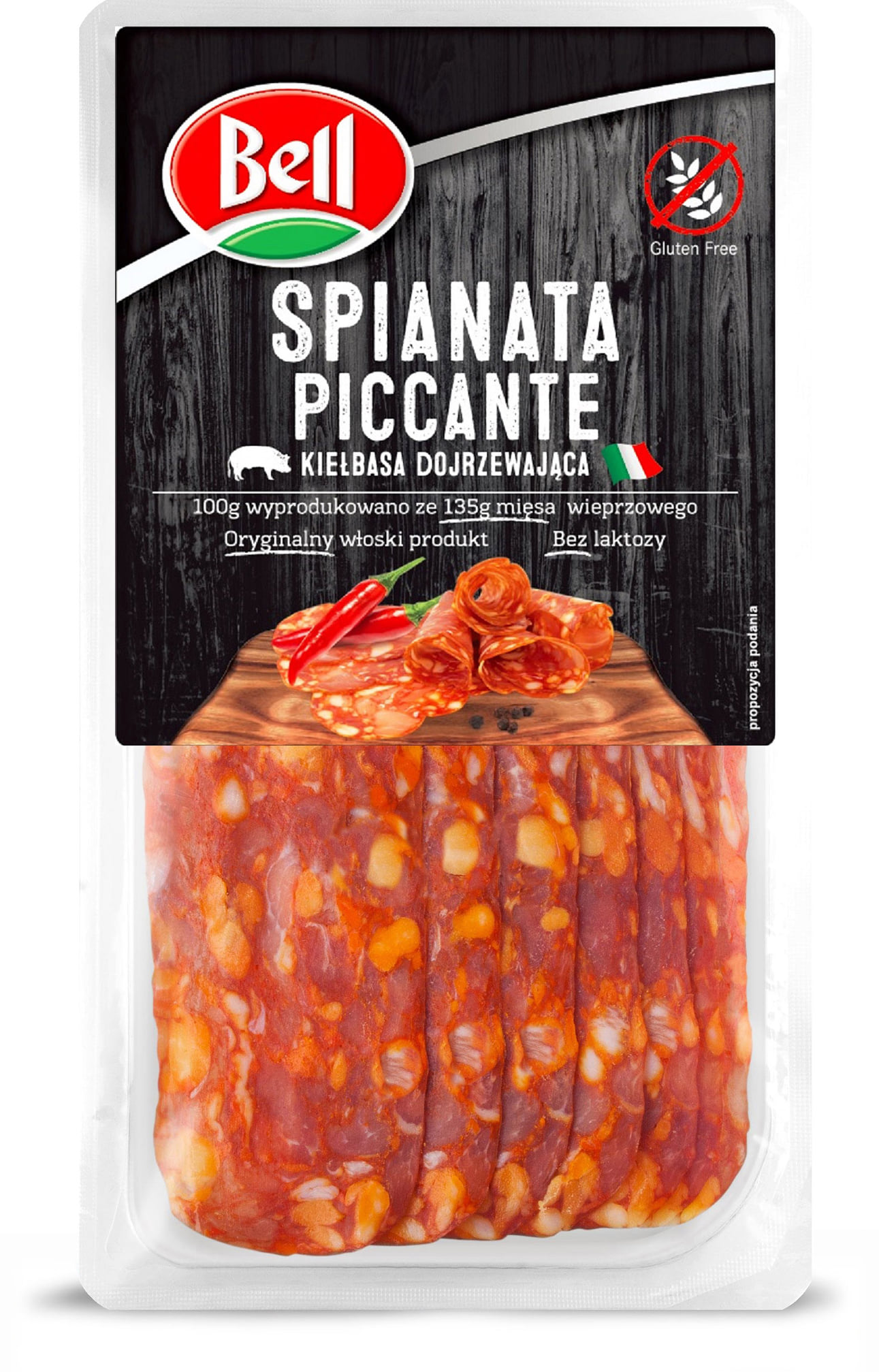 Salami Spianata Piccante 80 g Bell