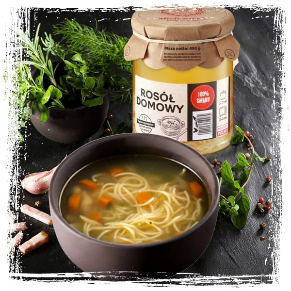 Rosół domowy słoik 490 g Mielczarek