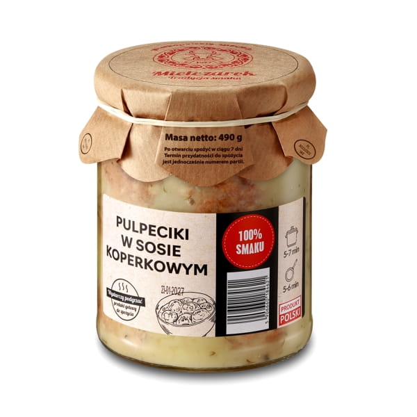 Pulpeciki w sosie koperkowym 490g Mielczarek