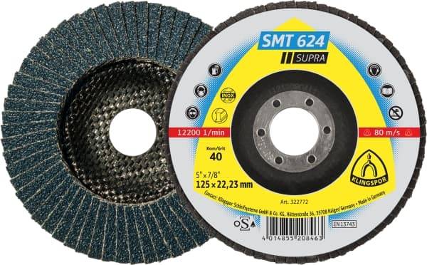 FI 125 GR. 80 KLINGSPOR SMT 624 SUPRA