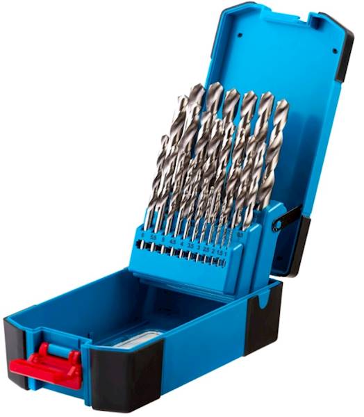 Komplet wierteł do metalu HSS 1-10mm 19 szt