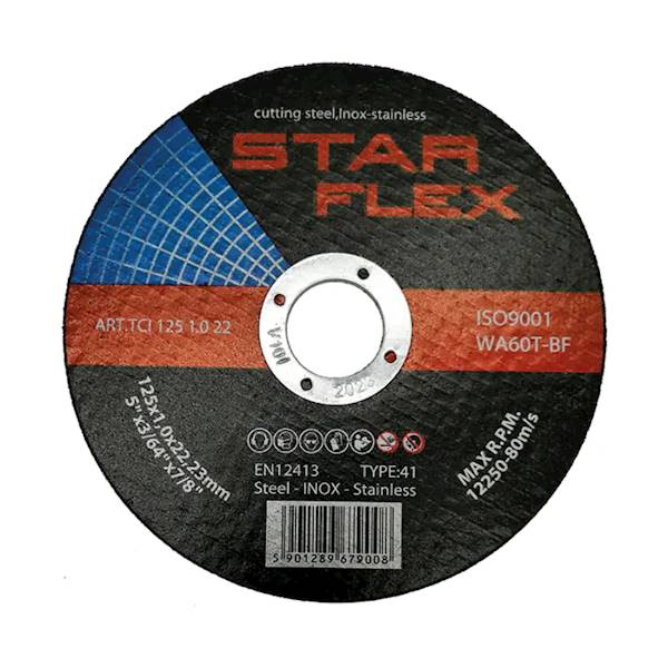 125X1,0 STAR FLEX INOX, STAL