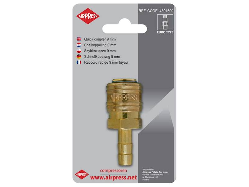 SZYBKOZŁĄCZE 9MM 46801 AIRPRESS 4301509