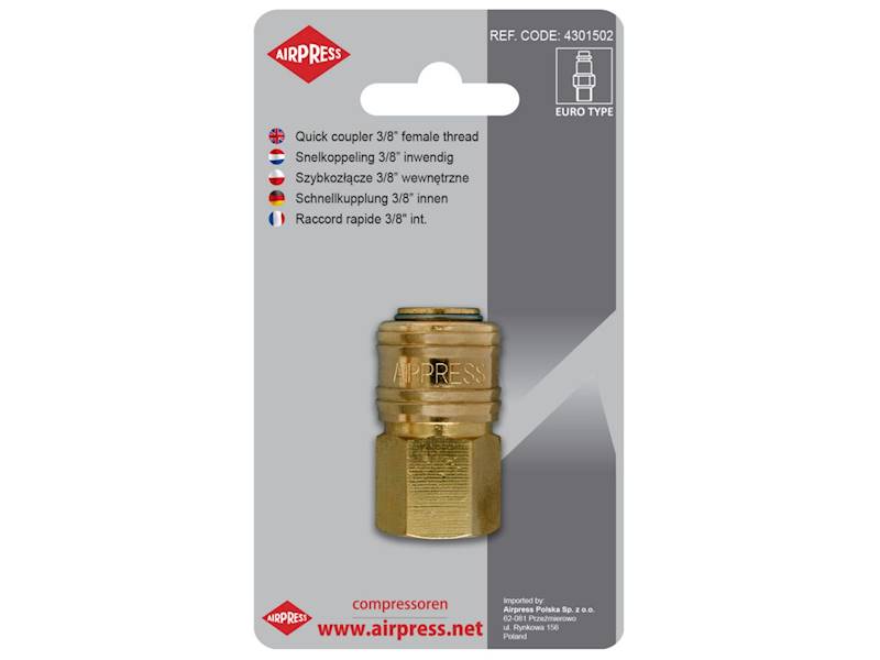 SZYBKOZŁĄCZE 3/8" GWINT WEWNĘTRZNY 46849 AIRPRESS 