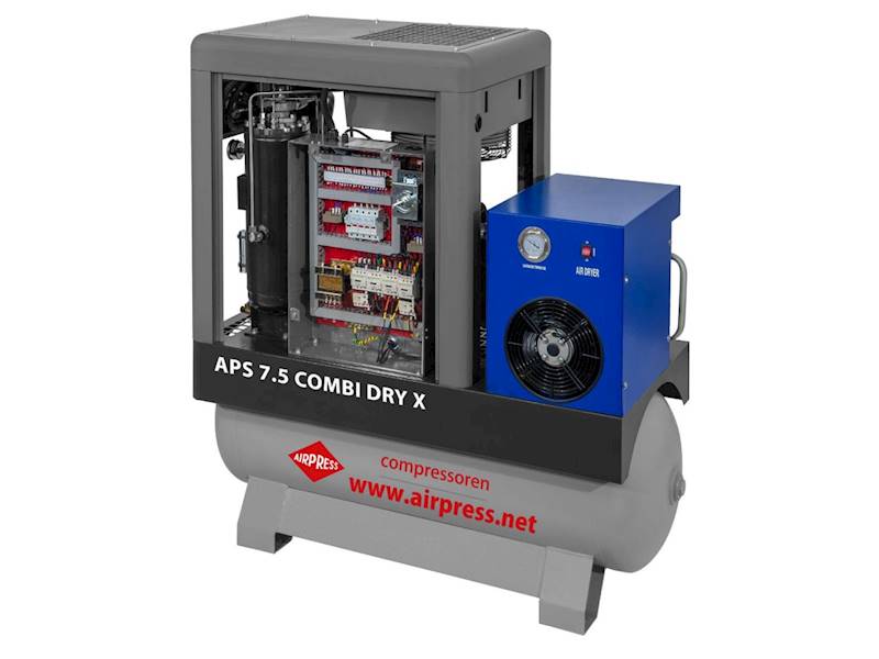 KOMPRESOR ŚRUBOWY APS 7,5 COMBI DRY X AIRPRESS