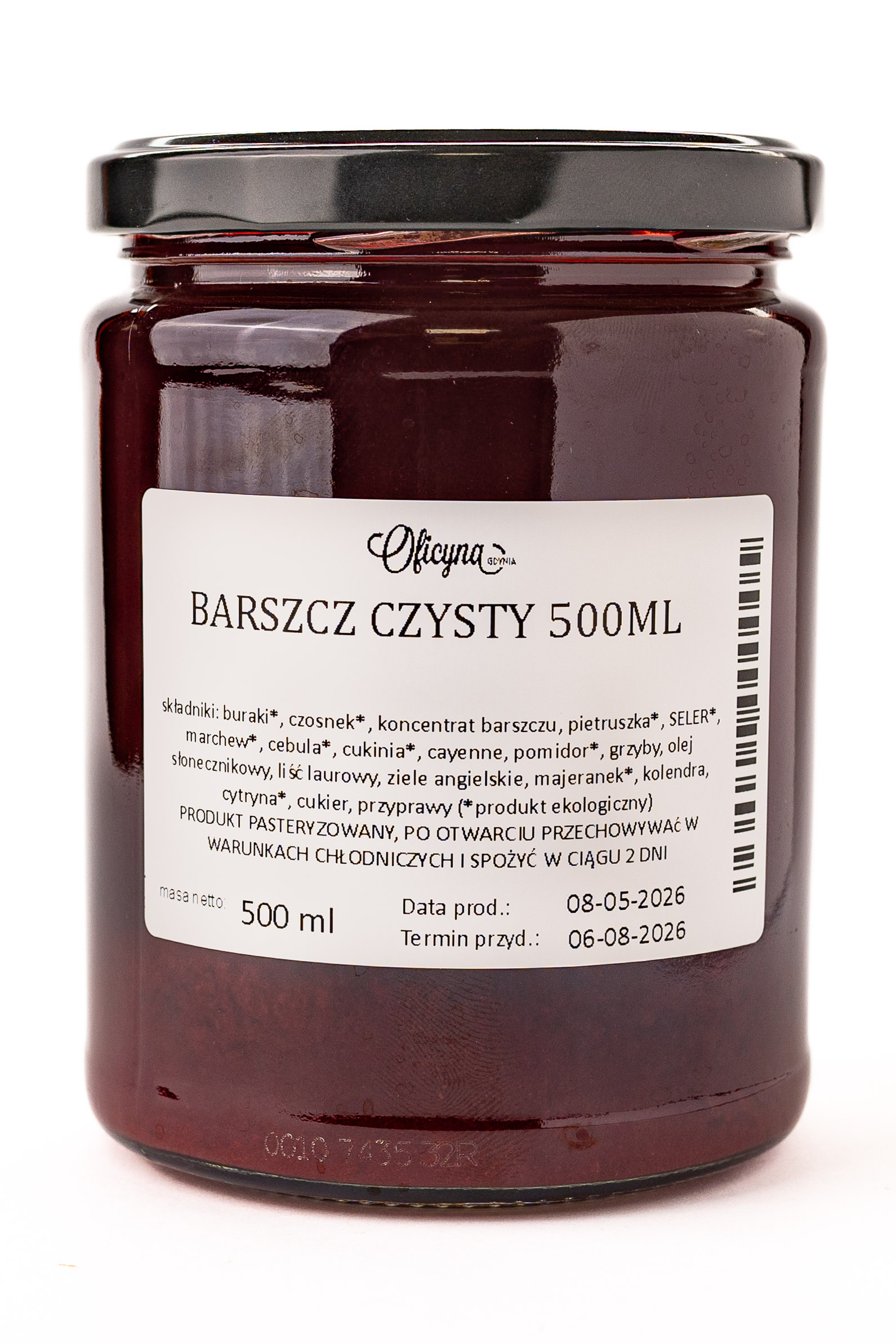 BARSZCZ CZYSTY 500ML 