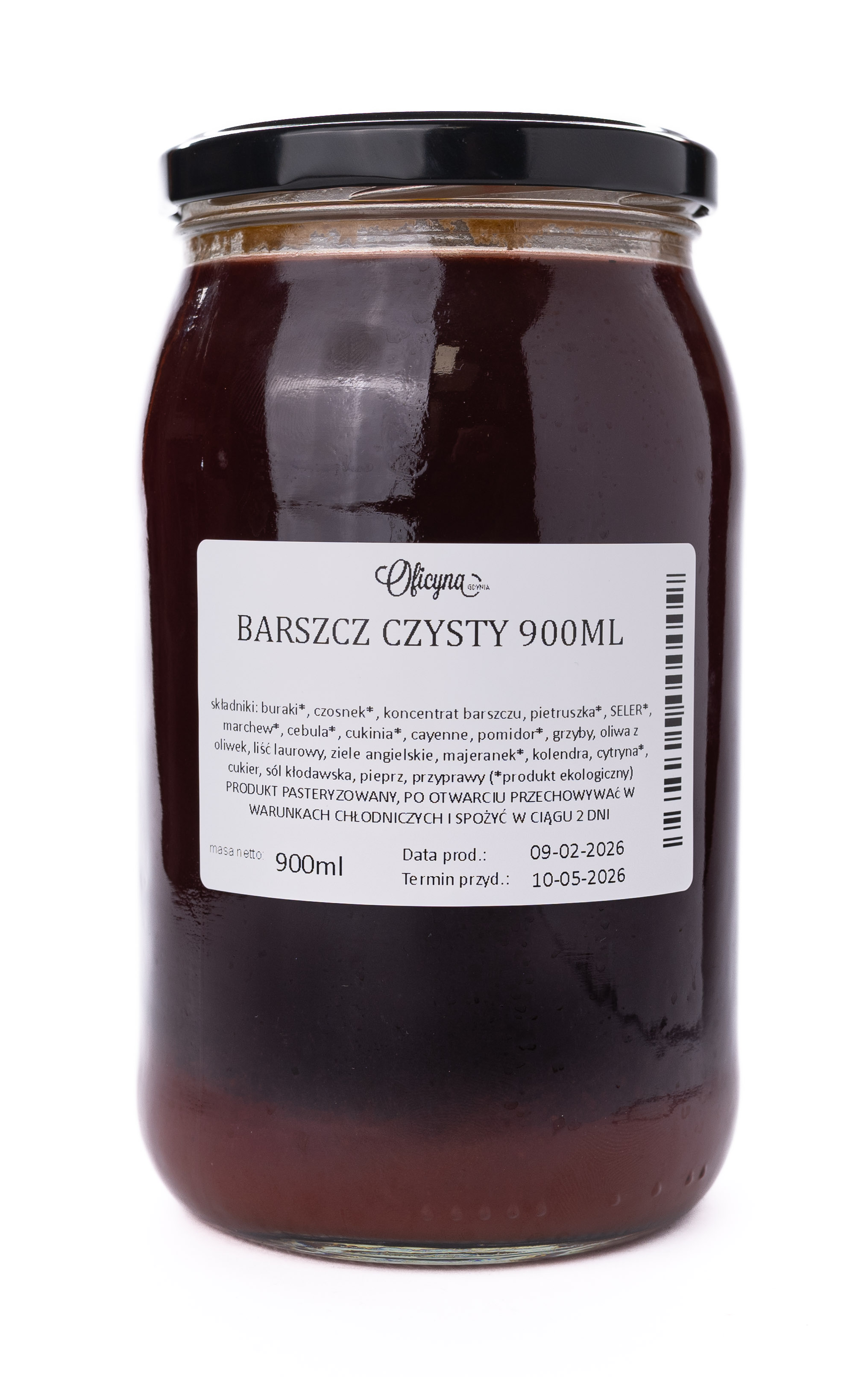 BARSZCZ CZYSTY 900ML