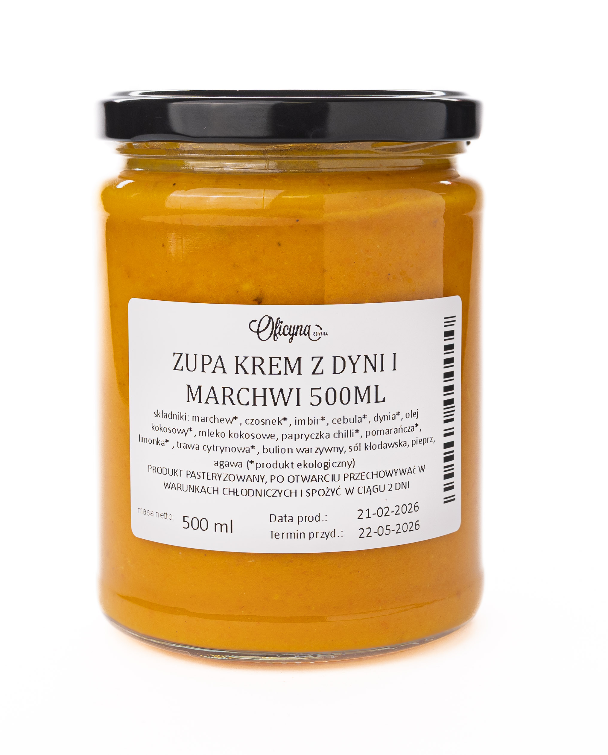 ZUPA KREM Z DYNI I MARCHWI 500ML
