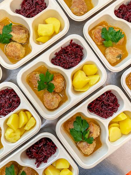 PULPECIKI Z INDYKA W SOSIE WŁASNYM Z DODATKAMI