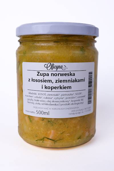 ZUPA NORWESKA Z ŁOSOSIEM 500ML