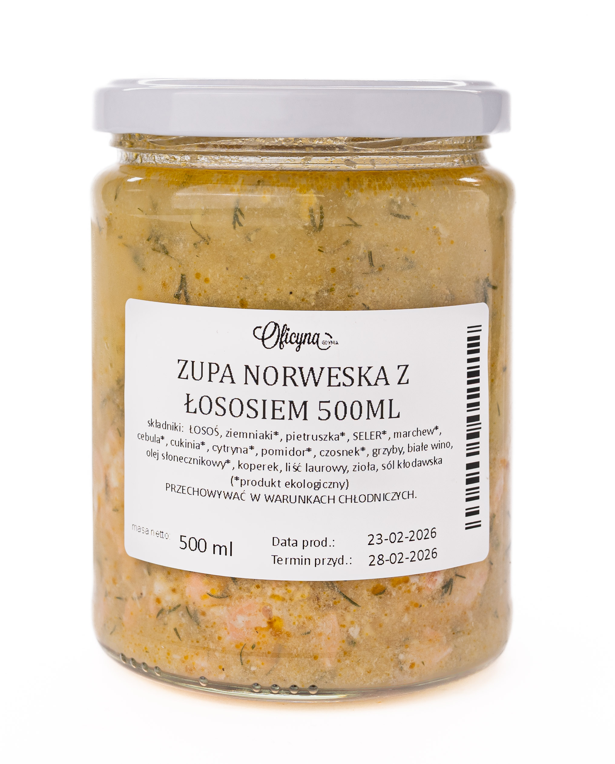ZUPA NORWESKA Z ŁOSOSIEM 500ML