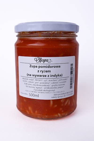 ZUPA POMIDOROWA Z RYŻEM 500ML