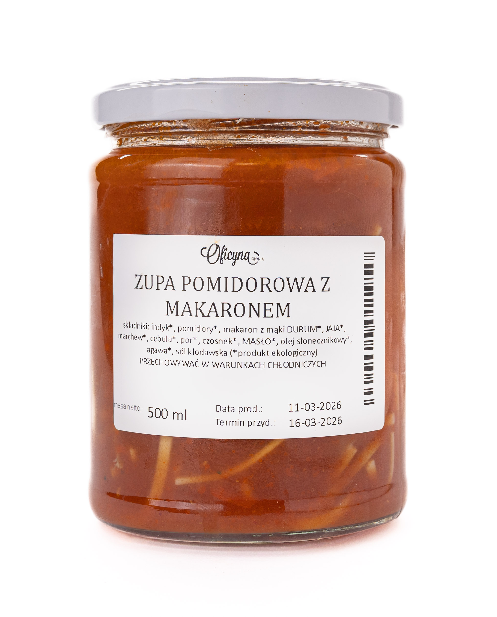 ZUPA POMIDOROWA Z MAKARONEM 
