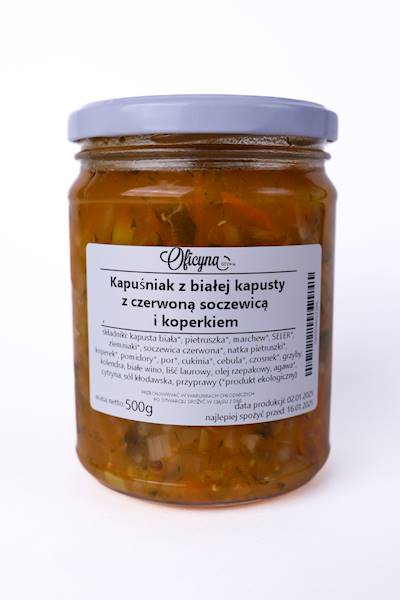 KAPUŚNIAK ZE SŁODKIEJ KAPUSTY 500ML