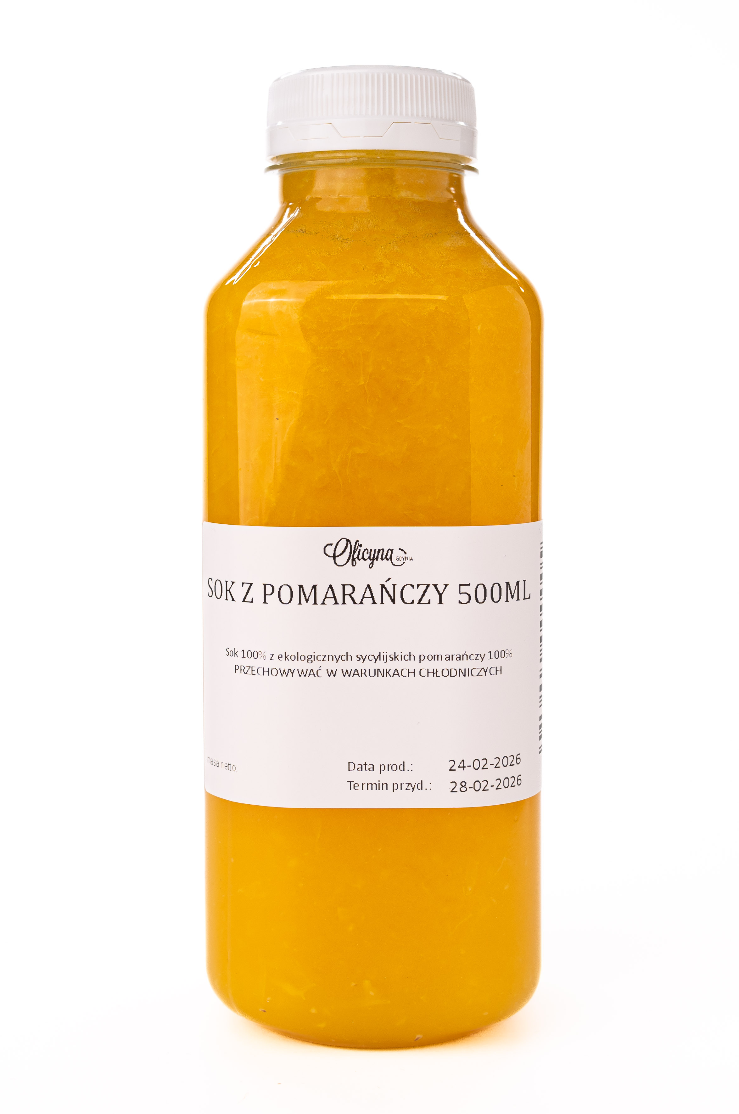 SOK Z POMARAŃCZY 500ML 