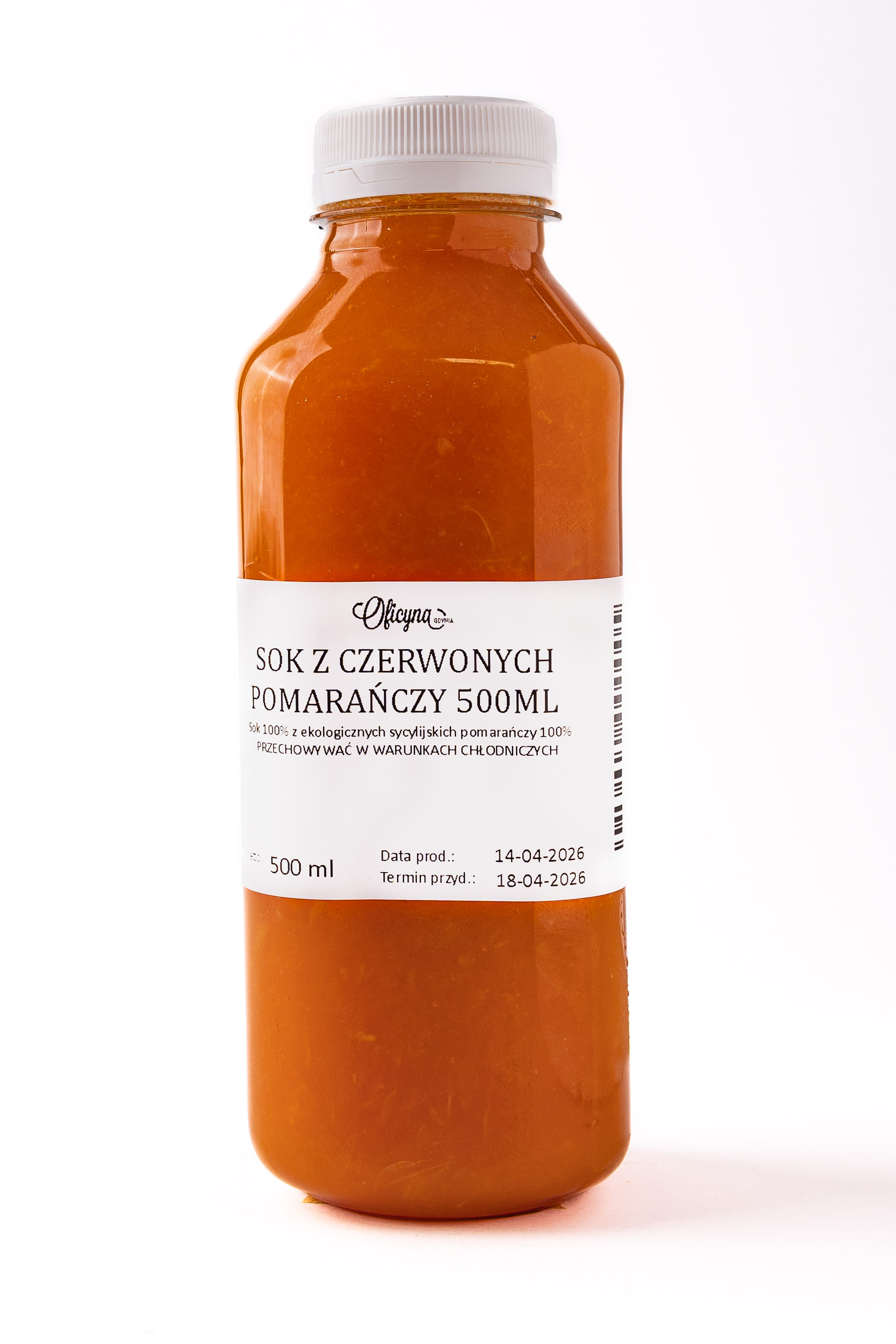 SOK Z SYCYLIJSKICH POMARAŃCZY 500ML 