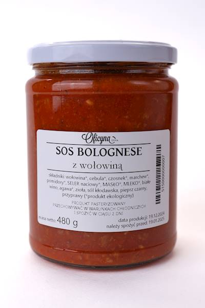 SOS BOLOŃSKI Z WOŁOWINĄ 480G