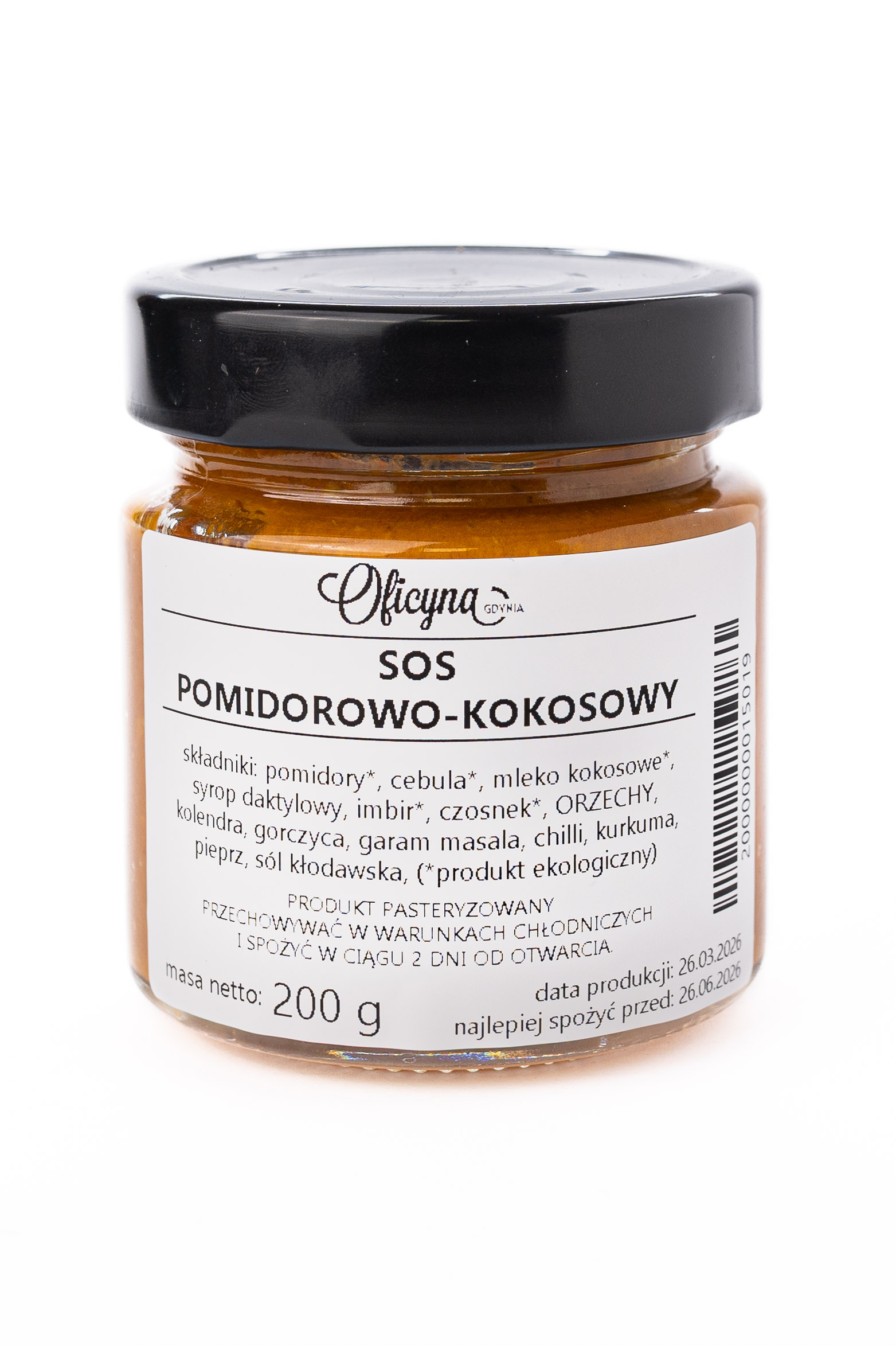 SOS POMIDOROWY Z MLECZKIEM KOKOSOWYM 200G OFI