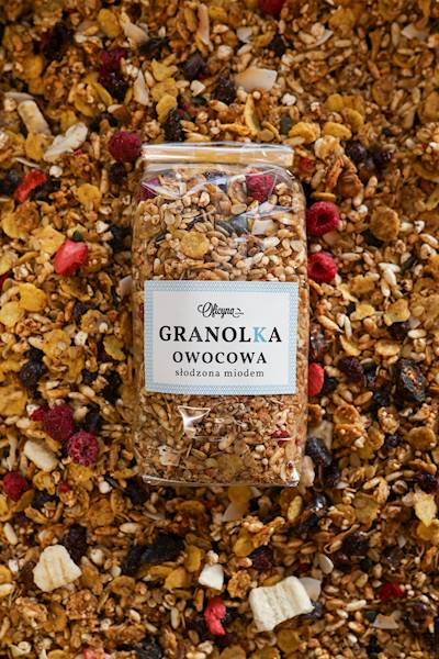 GRANOLKA OWOCOWA Z MIODEM 300G