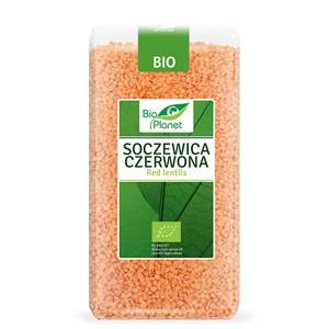 SOCZEWICA CZERWONA BIO 500 g BIO PLANET