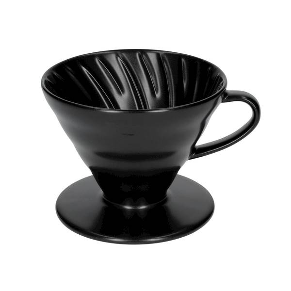DRIPPER HARIO CERAMICZNY V60-02 CZARNY