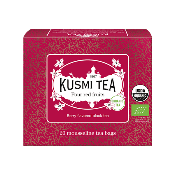 HERBATA KUSMI BIO FOUR RED FRUITS 20 SASZETEK