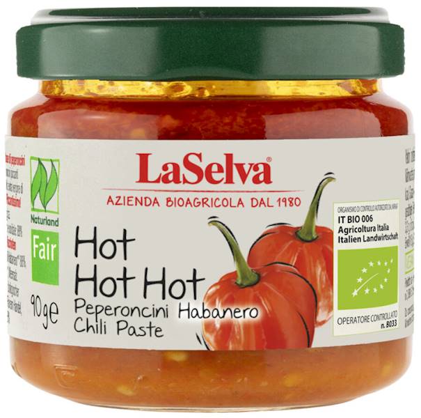 PASTA Z PAPRYCZEK CHILI BIO 90G LASELVA