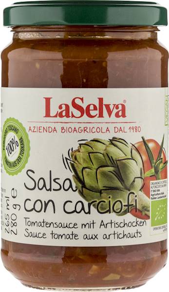 SOS POMIDOROWY Z KARCZCZOCHAMI BIO 280G LASELVA