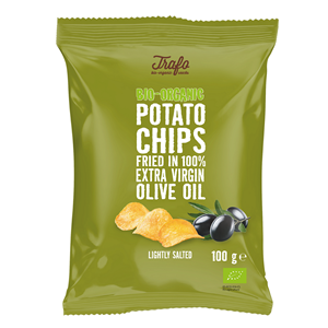 CHIPSY SMAŻONE NA OLIWIE Z OLIWEK BIO 100G TRAFO