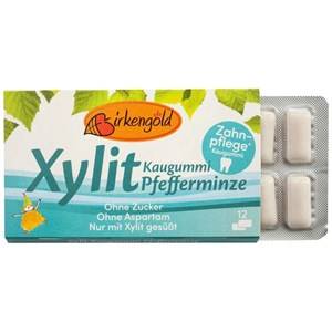 GUMA DO ŻUCIA O SMAKU MIĘTY PIEPRZ B/CUK 17 BIRKENGOLD